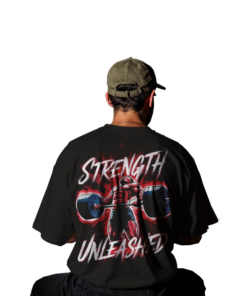 Stkength Gym Down Sholder TEE