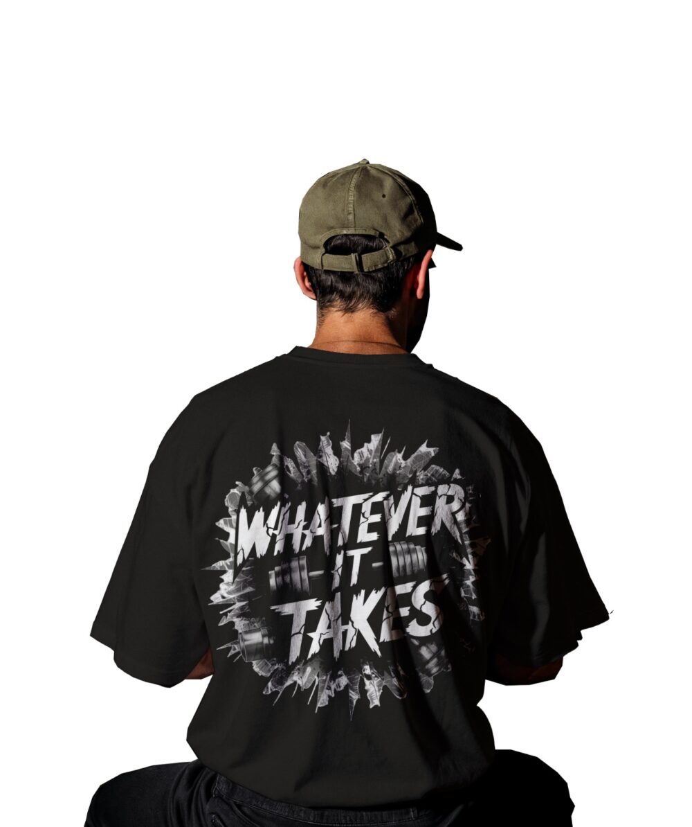 WhatEver It Takes Gym Down Sholder TEE