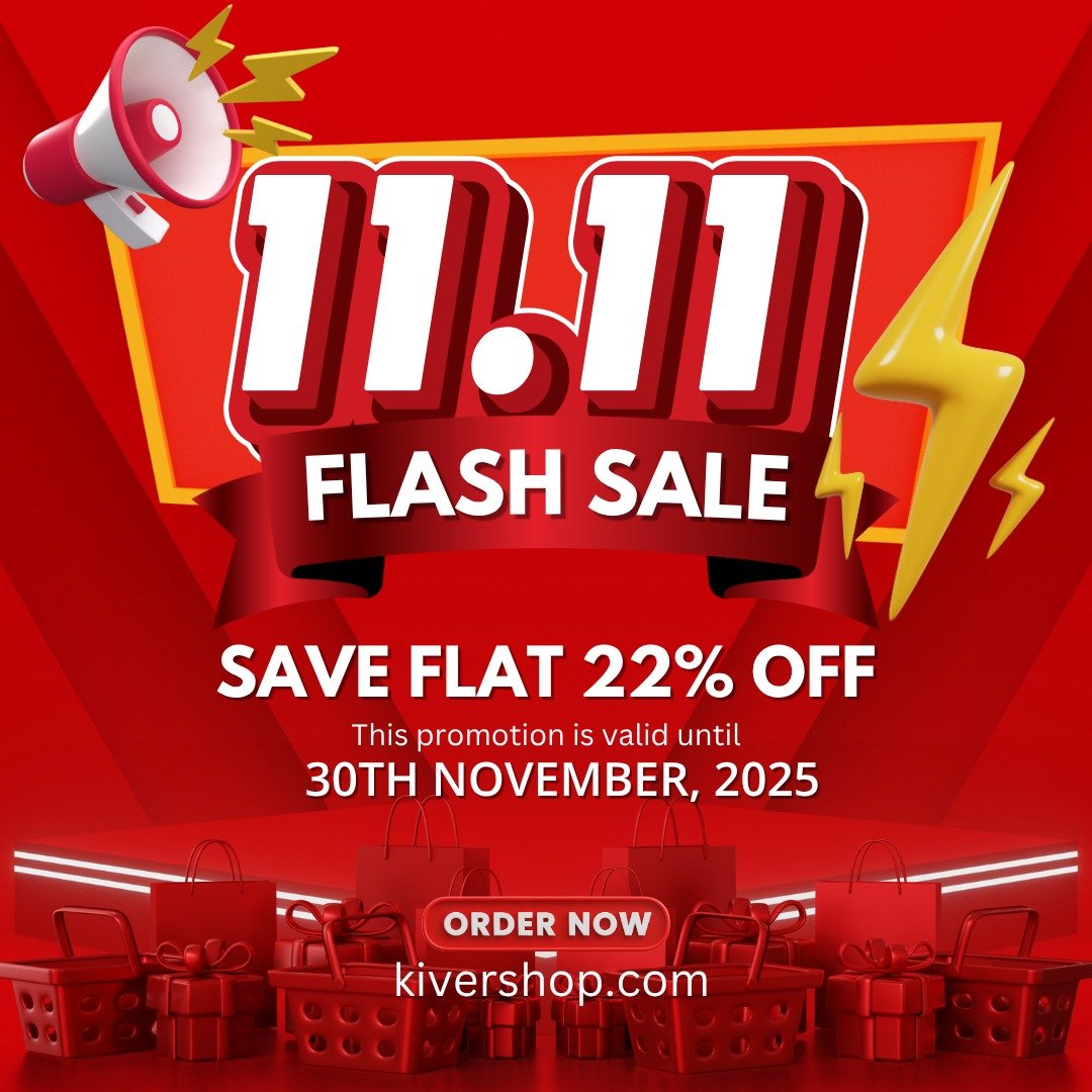 11.11 Flash Sale — Save flat 22% off. Valid till 30th November, 2025.