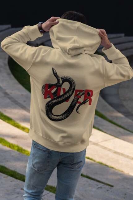 KIVER Snake Graphic Hoodie