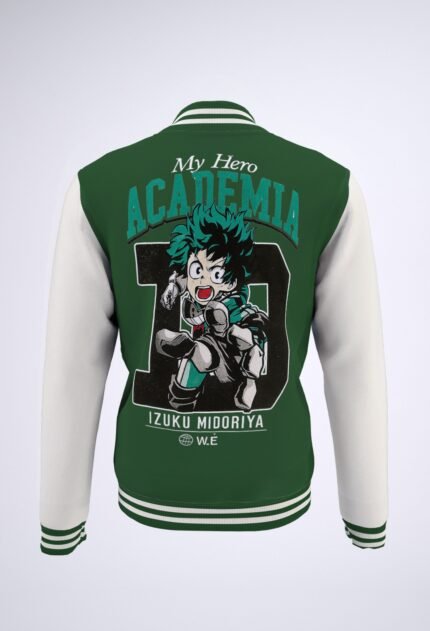 My Hero Academia Izuku Midoriya Varsity Jacket