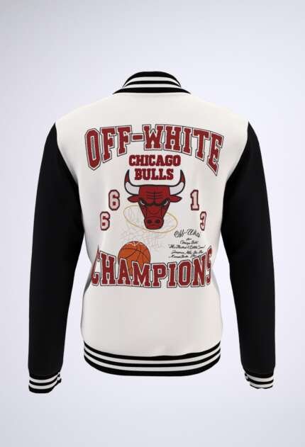 Off-White Chicago Bulls Champions Varsity Jacket
